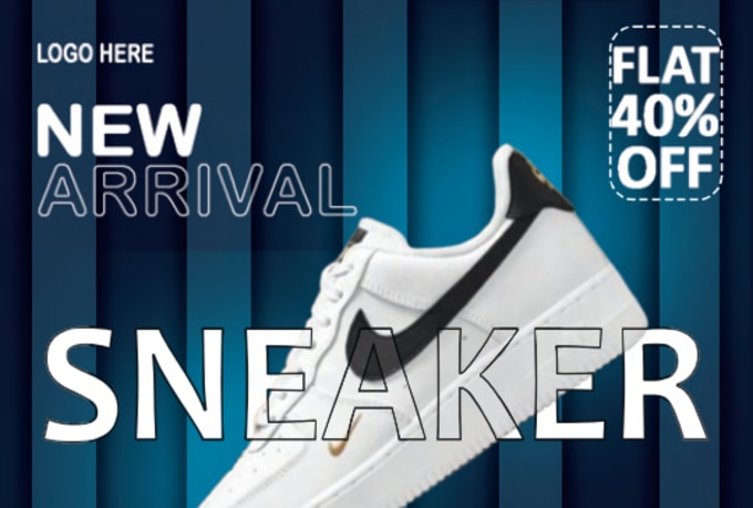 give you premium style sneaker promo banner